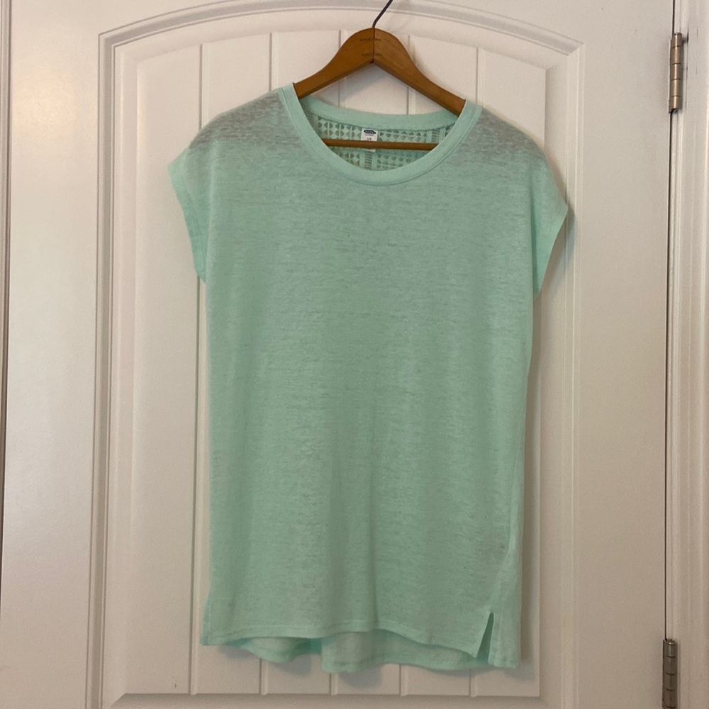 Girls Sea Foam Green Top